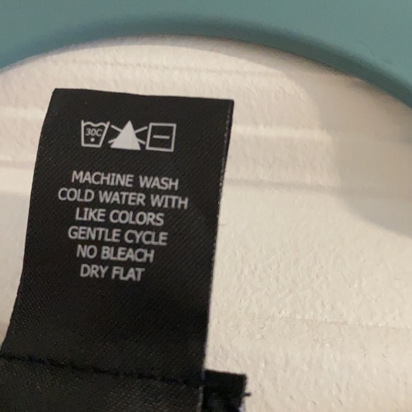 Navy Blue & White Boho Flowy Long Sleeve Romper - Picture 6 of 7